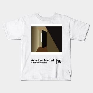 American Football / Minimalist Graphic Poster Art Design Kids T-Shirt